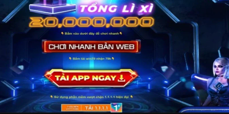 Hướng dẫn cách tải app WIN79